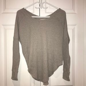 TNA Alder Taupe Thermal Long- Sleeve